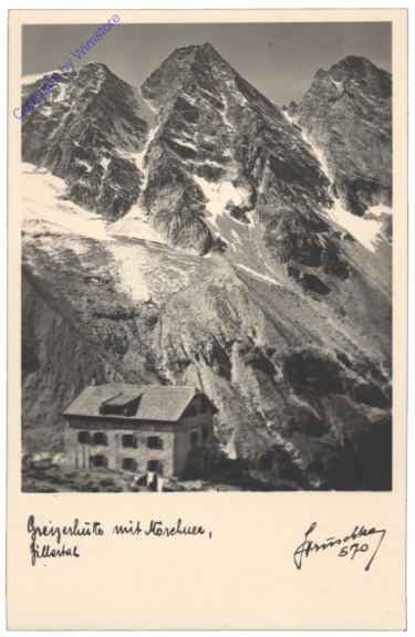 Mayrhofen, Greizerhütte mit Mörchner