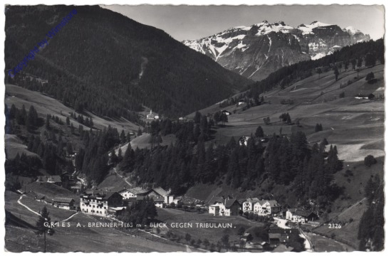 Gries am Brenner, Blick gegen Tribulaun
