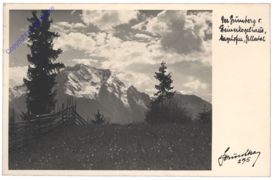 Mayrhofen, Der Grünberg vom Steinerkogelhaus