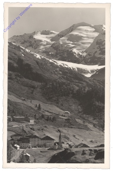 Gurgl, Ober-Gurgl das Gletscherdorf Tirols mit Schalfkogl
