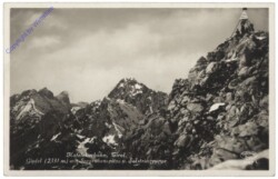 Innsbruck, Hafelekarbahn, Gipfel mit Seegrubenspitze u. Solsteingruppe