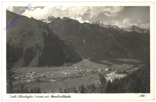 Häselgehr, mit Hornbachkette