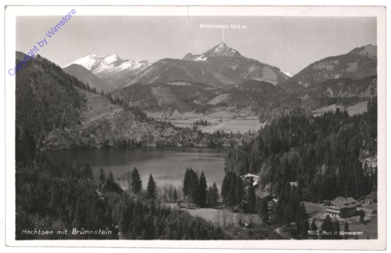 Kufstein, Hechtsee mit Brünnstein