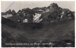 Sillian, Viktor Hinterbergerhütte geg. 3 Zinnen u. Schusterpsitze