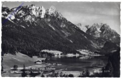 Scheffau, Hintersteinersee gegen Scheffauer und Treffauer, Wilder Kaiser