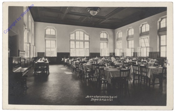Zirl, Sanatorium Hochzirl, Speisesaal