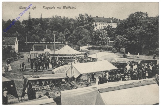 Luka nad Jihlavou (Wiese a. Igl) , Ringplatz mit Wallfahrt