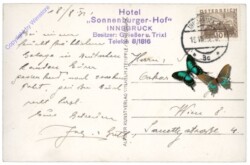 Innsbruck, Hotel "Sonnenburger-Hof"