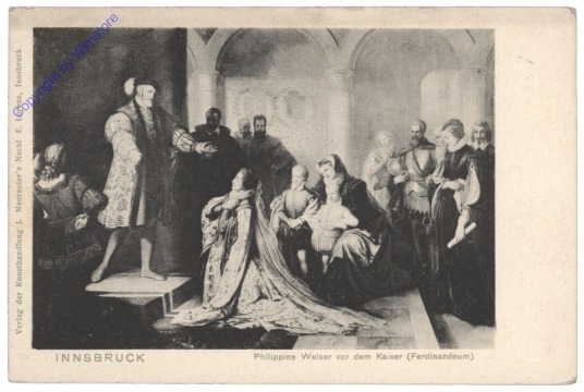 Innsbruck, Philippine 'Welser vor dem Kaiser (Frdinandeum)