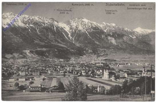 Innsbruck, vom Sonnenburger-Hof aus