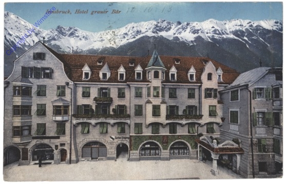 Innsbruck, Hotel grauer Bär