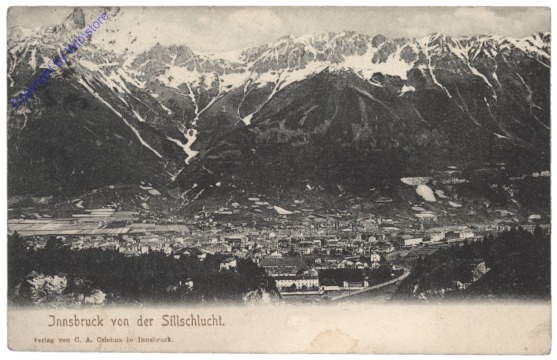 Innsbruck, von der Sillschlucht