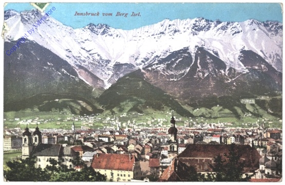 Innsbruck, vom Berg Isel