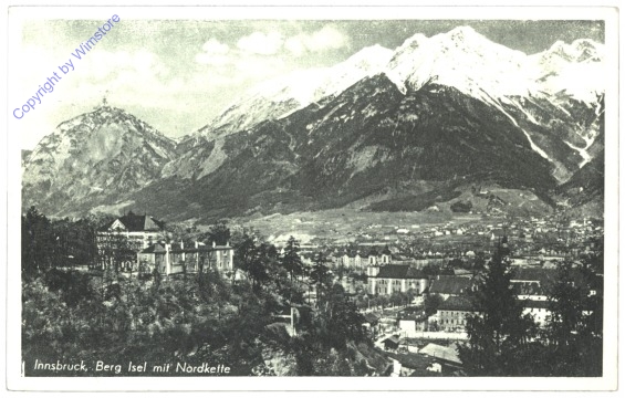 Innsbruck, Berg Isel mit Nordkette