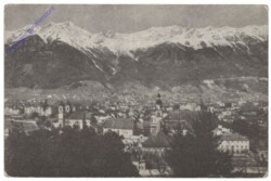 Innsbruck, vom Berg Isel gegen Nordkette