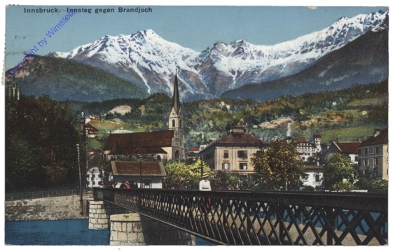 Innsbruck, Innsteg gegen Brandjoch