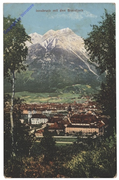 Innsbruck, mit dem Brandjoch