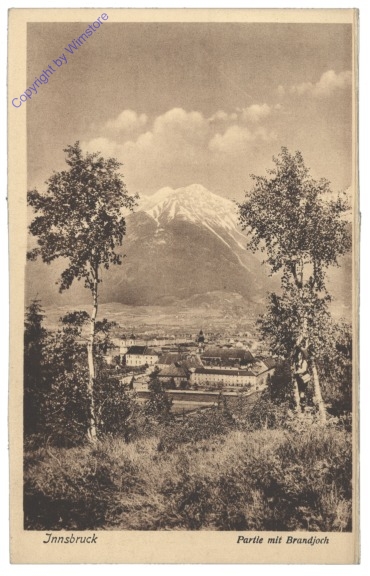 Innsbruck, Partie mit Brandjoch