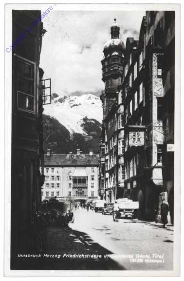 Innsbruck, Herzog Friedrich Straße und Goldenes Dachl