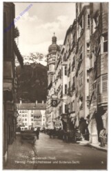 Innsbruck, Herzog-Friedrichstrasse und Goldenes Dachl