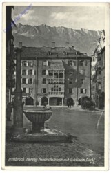 Innsbruck, Herzog Friedrichstrasse und Goldenes Dachl