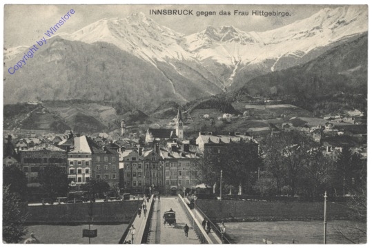 Innsbruck, gegen das Frau Hittgebirge