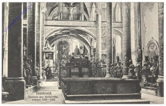 ak117801 Innsbruck, Inneres der Hofkirche