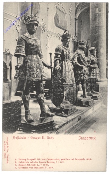 Innsbruck, Hofkirche, Gruppe II, links