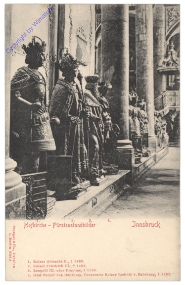 Innsbruck, Hofkirche, Fürstenstandbilder