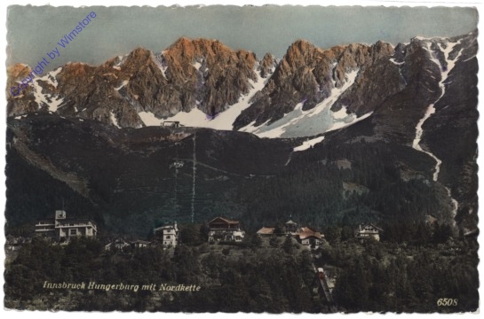 Innsbruck, Hungerburg mit Nordkette