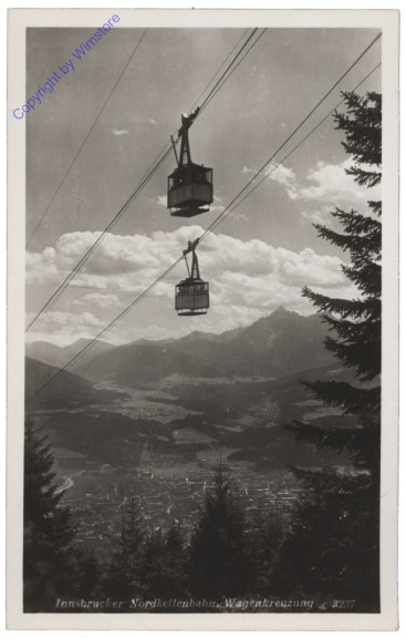 Innsbruck, Nordkettenbahn Wagenkreuzung