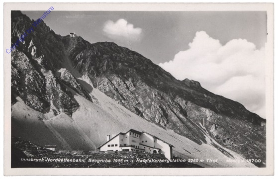 Innsbruck, Nordkettenbahn u. Hafelekarbergstation
