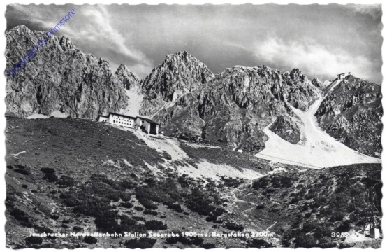 Innsbruck, Nordkettenbahn, Station Seegrube, Bergstation