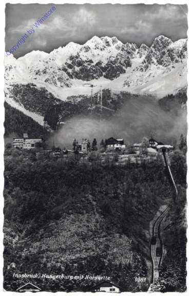 Innsbruck, Hungerburg mit Nordkette
