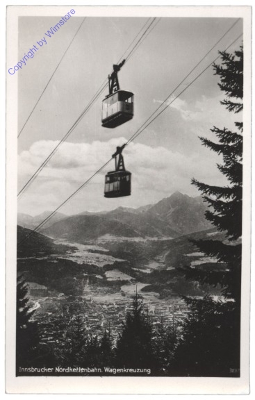 Innsbruck, Nordkettenbahn, Wagenkreuzung