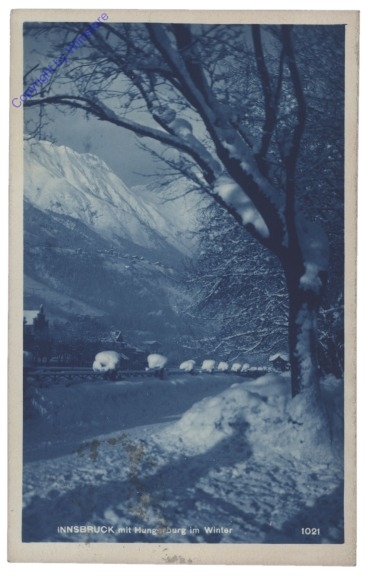 Innsbruck, Hungerburg im Winter