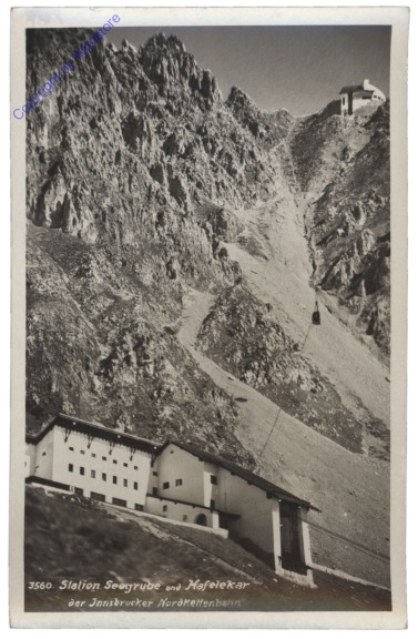Innsbruck, Nordkettenbahn, Station Seegrube und Hafelekar