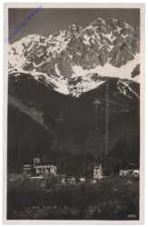 Innsbruck, Hungerburg, Maria-Brunn mit Blick auf Seegrube u. Hafelekar