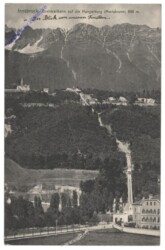 Innsbruck, Drahtseilbahn auf die Hungerburg (Mariabrunn)