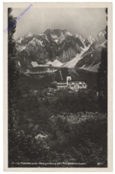 Innsbruck, Hotel Mariabrunn, Hungerburg mit Nordkettenbahn