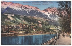 Innsbruck, Innpromenade, Pension Kayser, Weiherburg u. Mariabrunn