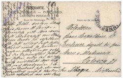 Innsbruck, Innpromenade mit Pension Kaiser, Weiherburg u. Mariabrunn