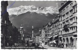 Innsbruck, Maria Theresienstraße mit Nordkette