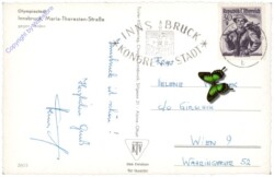 Innsbruck, Maria Theresienstraße gegen Norden