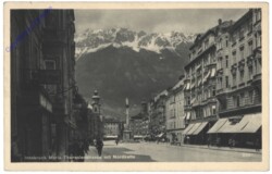 Innsbruck, Maria Theresienstrasse mit Nordkette