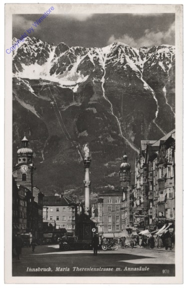 Innsbruck, Maria-Theresienstrasse m. Annasäule