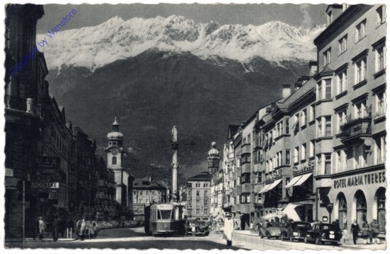 Innsbruck, Maria-Theresien-Straße mit Nordkette