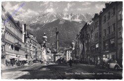 Innsbruck, Maria-Theresienstraße gegen Nordkette