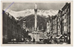 Innsbruck, Maria-Theresienstrasse m. Annasäule