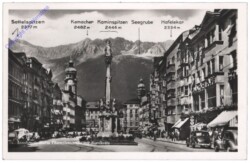 Innsbruck, Maria-Theresienstraße mit Nordkette